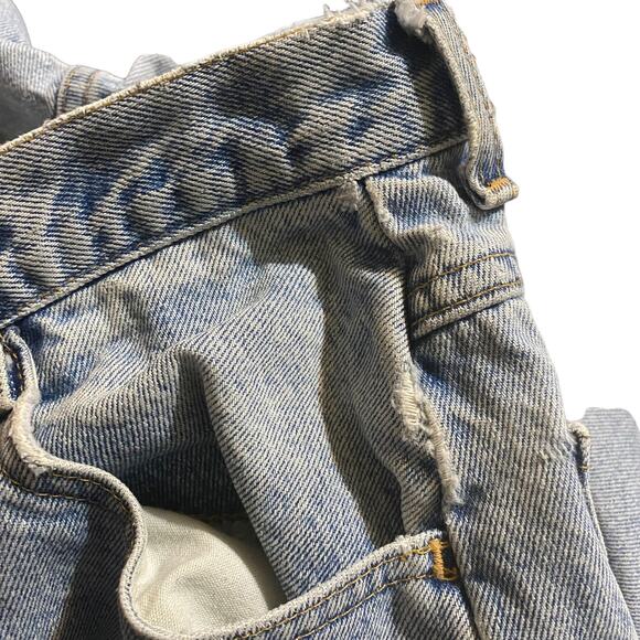 Vintage Gitano High Rise Tapered Leg Light Wash Jeans 30" waist - Picture 7 of 9